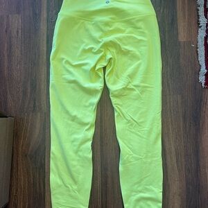lululemon athletica align 28” inseam Yellow Leggings new never worn